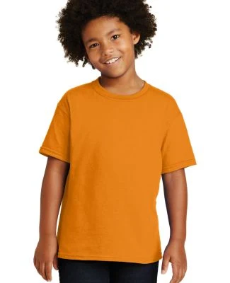 Gildan 5000B Youth Heavy Cotton Plain T shirt Bulk in Tennessee orange