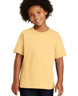 Gildan 5000B Youth Heavy Cotton Plain T shirt Bulk in Yellow haze