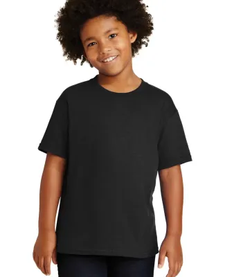 Gildan 5000B Heavyweight Cotton Youth T-shirt  in Black