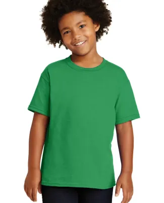 Gildan 5000B Heavyweight Cotton Youth T-shirt  in Irish green