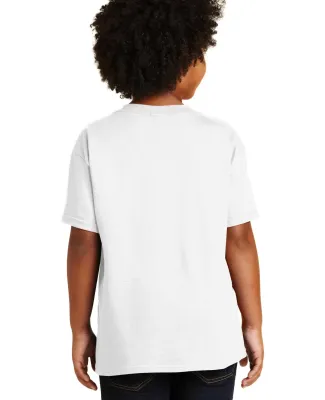 Gildan 5000B Heavyweight Cotton Youth T-shirt  in White