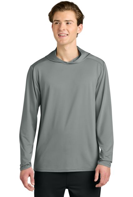 Richardson RA7110LSH  Clutch Long Sleeve Hoodie in Grey