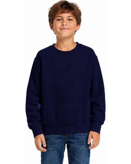 Smart Blanks 303 YOUTH CREW NECK SWEATSHIRT in Navy