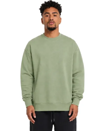 Smart Blanks 9003 PREMIUM HEAVYWEIGHT ADULT CREWNE in Oil green