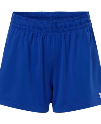 Under Armour 1390039 Women's Team Tech 3" Short in Royal/ white