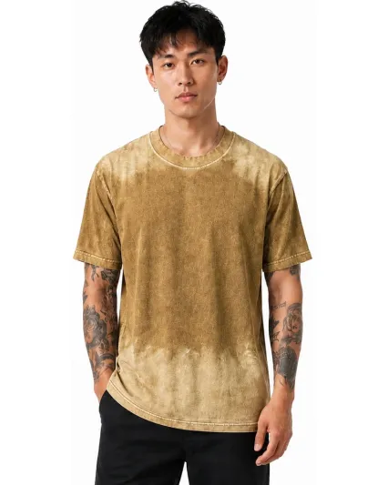Smart Blanks RT800 ADULT GRUNGE TEE in Mocha mist