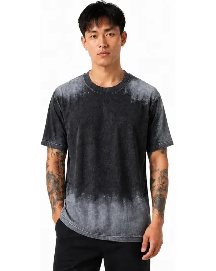 Smart Blanks RT800 ADULT GRUNGE TEE in Shadow Black