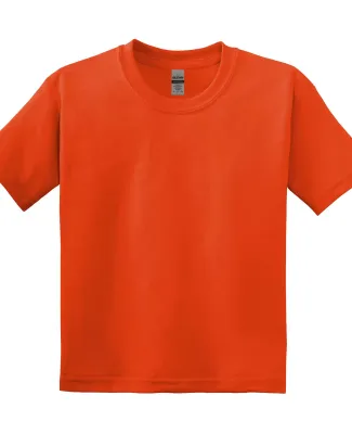 8000B Gildan Ultra Blend 50/50 Youth T-shirt in Orange