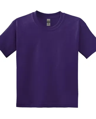 8000B Gildan Ultra Blend 50/50 Youth T-shirt in Purple