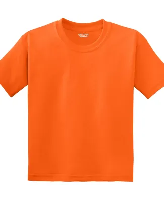 8000B Gildan Ultra Blend 50/50 Youth T-shirt in S orange