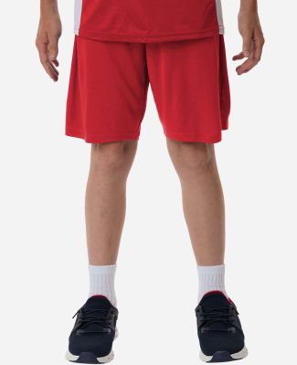 Allpro 48SH0Y Youth Pro-Lock Performance 7" Shorts in Red