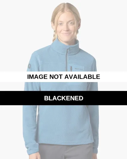 Marmot M16745 Women's Air Fleece Quarter-Zip Pullo Blackened