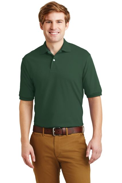 Jerzees 437MSR  - SpotShield 5.4-Ounce Jersey Knit in Forest green