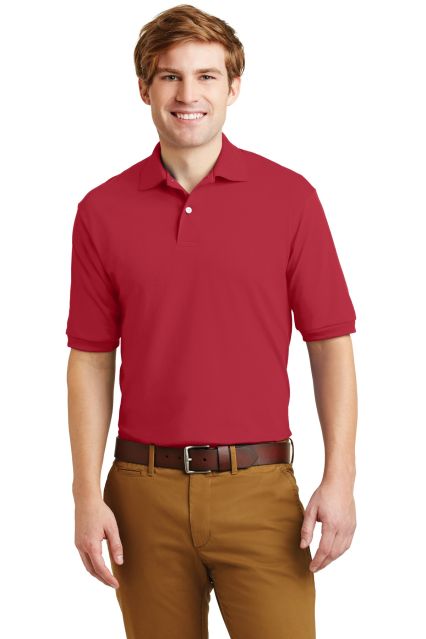 Jerzees 437MSR  - SpotShield 5.4-Ounce Jersey Knit in True red