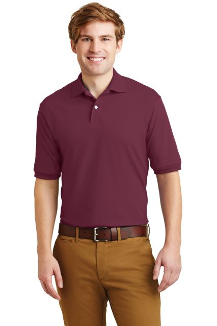 Jerzees 437MSR - SpotShield 5.4-Ounce Jersey Knit in Maroon