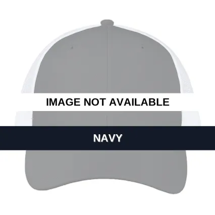 Valucap VC955 Poly Twill Trucker Cap Navy