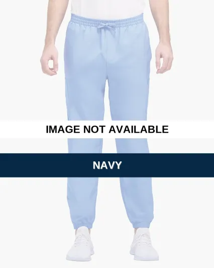 Hanes HMB001 Men's Scrub Joggers Navy