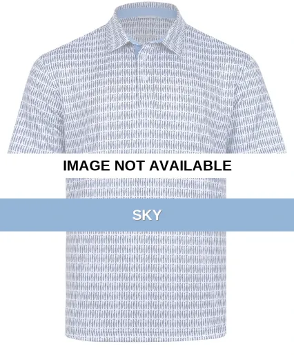 Swannies P10624 Men's Sardine Polo Sky