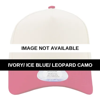 Infinity Hers COLBIE Women's Two-Tone Five-Panel C Ivory/ Ice Blue/ Leopard Camo
