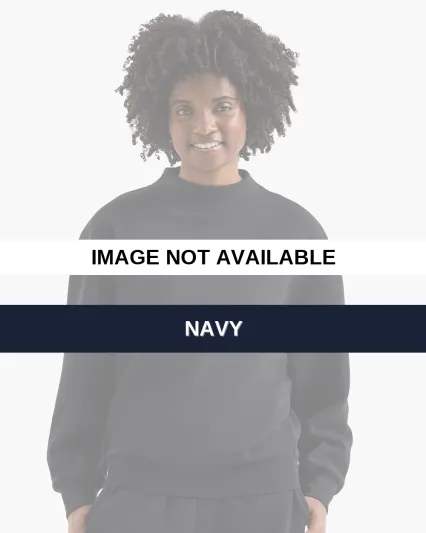 TriDri TD660 Women's Luxe Mock Neck Sweatshirt Navy