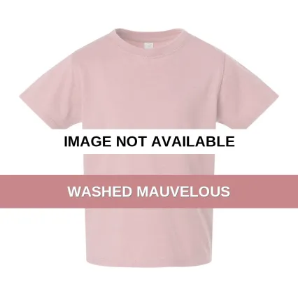 Rabbit Skins 3312 Toddler Vintage Wash T-Shirt Washed Mauvelous