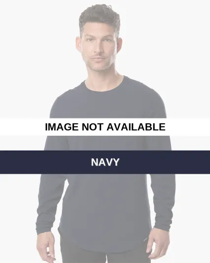 Legends LSM00T020 Men's Aviation Long Sleeve T-Shi Navy