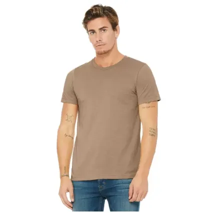 Bella Canvas 3001CVC Blended Heather Jersey T-Shirt