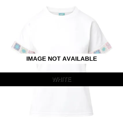 MV Sport W26421 Women's Mood & Vibe™ Motif T-Shi White