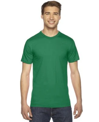 American Apparel 2001 USA Made Mens 100% Cotton Fi in Kelly green