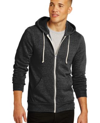 AA9590 Alternative Apparel Rocky Unisex Zip Up Hoo in Eco black