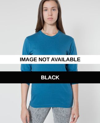 American Apparel 2007ORG Organic Unisex Long Sleev Black