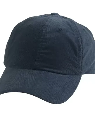 Alternative Apparel AH70 Basic Chino Dad Hat NAVY CORDUROY