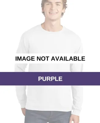 5286 Hanes® Heavyweight Long Sleeve T-shirt Purple