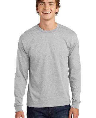 5286 Hanes® Heavyweight Long Sleeve T-shirt in Ash