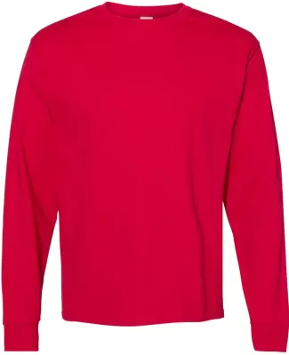 5286 Hanes® Heavyweight Long Sleeve T-shirt Deep Red