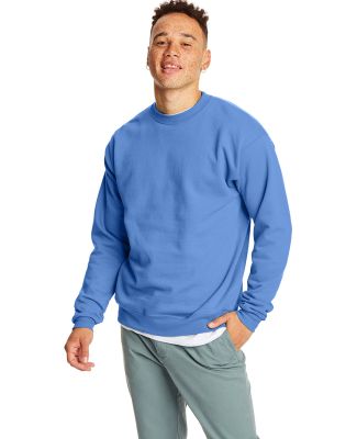 Hanes P160 ecosmart crewneck sweatshirt Carolina Blue