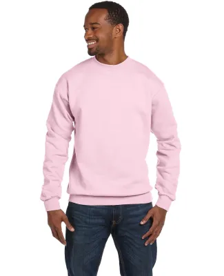 Hanes P160 ecosmart crewneck sweatshirt Pale Pink