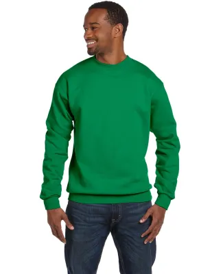 Hanes P160 ecosmart crewneck sweatshirt Kelly Green
