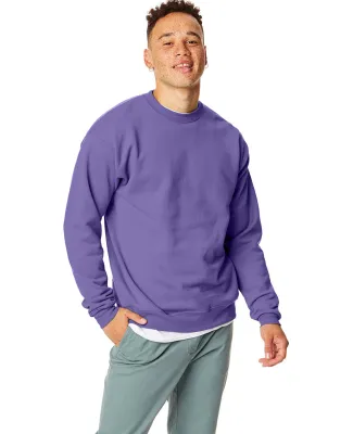 Hanes P160 ecosmart crewneck sweatshirt Purple