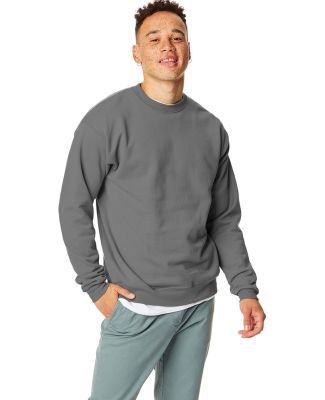 Hanes P160 ecosmart crewneck sweatshirt Smoke Grey