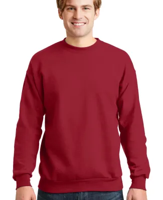 Hanes P160 ecosmart crewneck sweatshirt Deep Red