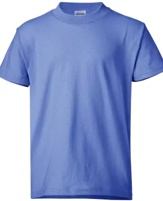 5370 Hanes® Heavyweight 50/50 Youth T-shirt Carolina Blue