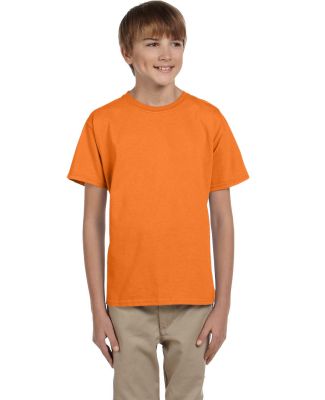 5370 Hanes® Heavyweight 50/50 Youth T-shirt Safety Orange