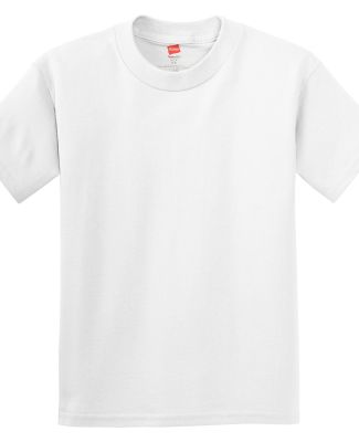 5450 Hanes® Authentic Tagless Youth T-shirt White