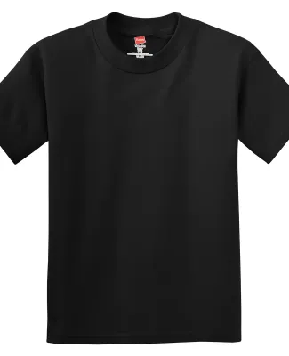 5450 Hanes® Authentic Tagless Youth T-shirt Black