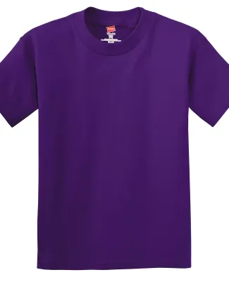 5450 Hanes® Authentic Tagless Youth T-shirt Purple