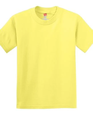Hanes 5450 Authentic Tagless Youth T-shirt in Yellow