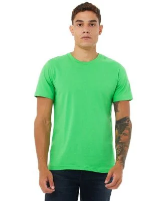 Bella Canvas 3001C Wholesale Soft Cotton Plain t s in Synthetic green
