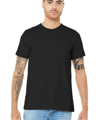 Bella Canvas 3001C Wholesale Soft Cotton Plain t s in Black