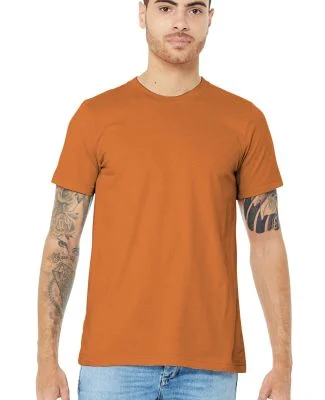 Bella Canvas 3001C Wholesale Soft Cotton Plain t s in Burnt orange